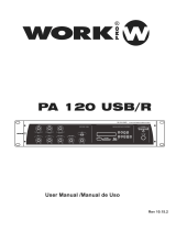 Work-pro PA 120 USB/R Manual de usuario