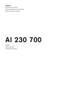 Gaggenau AI 230 Guía de instalación