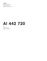 Gaggenau AI 442 720 Guía del usuario