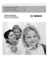 Bosch HCP30651UC Guía de instalación