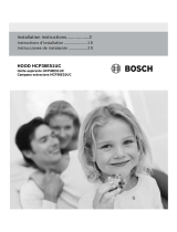 Bosch HCP30E51UC Guía de instalación
