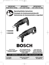Bosch 11258VSRC Manual de usuario