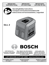 Bosch GTL2 GLL2 Manual de usuario