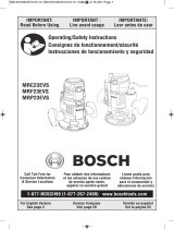 Bosch MRP23EVS Instrucciones de operación