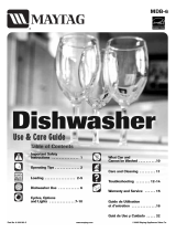 Maytag MDB7601AWQ - 24 Inch Full Console Dishwasher Guía del usuario