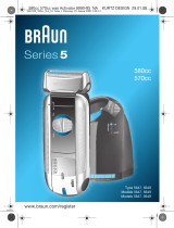 Braun 580cc, 570cc, Series 5 Manual de usuario