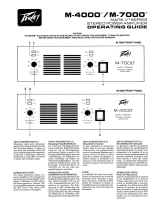 Peavey M-7000 Mark V Series Stereo Power Amplifier Manual de usuario