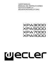 Ecler XPA3000 Manual de usuario