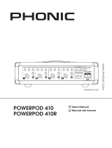 Phonic Powerpod 410 R Manual de usuario