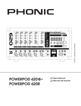 Phonic Powerpod 620 Plus Manual de usuario