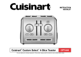Cuisinart Custom Select CPT-640 Serie El manual del propietario