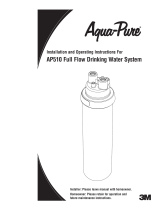 3M Aqua-Pure™ Under Sink Full Flow Water Filter Replacement Cartridge AP517 Instrucciones de operación