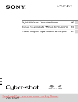 Sony Cyber-shot DSC-S3000 Manual de usuario