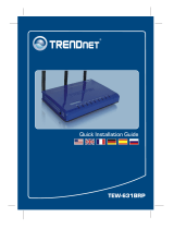 Trendnet TEW-631BRP Quick Installation Guide