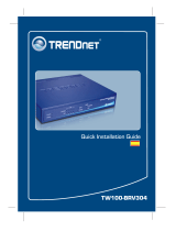 Trendnet TW100-BRV304 Quick Installation Guide