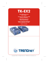 Trendnet TK-EX2 Guía del usuario