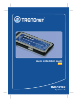 Trendnet TMR-121EC Quick Installation Guide