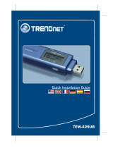 Trendnet TEW-429UB Quick Installation Guide