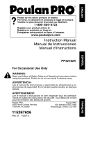 Poulan Pro PP3816A Manual de usuario