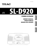 TEAC SL-D920 El manual del propietario