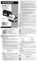 Porter-Cable 352VS Manual de usuario