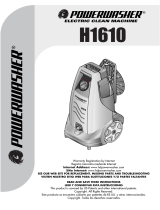 PowerWasher H1610 Manual de usuario