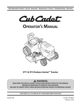 Cub Cadet XT2 Enduro Manual de usuario