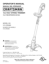 Craftsman 315CR2000 El manual del propietario