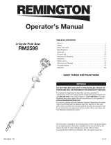 Remington RM2599 Maverick Guía del usuario