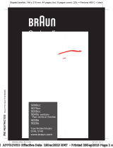 Braun 5090cc, 5070cc, 5050cc, 5040s wet&dry, 5030s, 5020s, Series 5 Manual de usuario