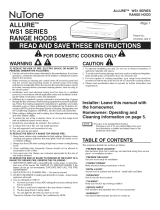 NuTone WS142SS Guía de instalación