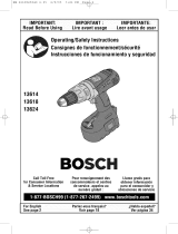 Bosch 13618-2G El manual del propietario