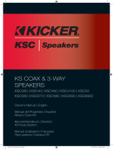 Kicker 2017 KS Coax El manual del propietario