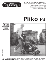 Peg Perego Pliko P3 Pramette Manual de usuario