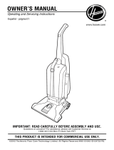 Hoover Commercial CH53005 Manual de usuario