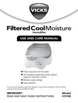 Vicks V3100 - Vicks . Cool Mist Humidifier Guía del usuario