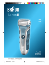 Braun 560, 550, Series 5 Manual de usuario