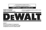 DeWalt D55167 TYPE 3 El manual del propietario