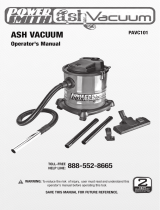 Ash Vacuum PAVC101 Manual de usuario