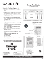 Energy Plus CE163TW El manual del propietario