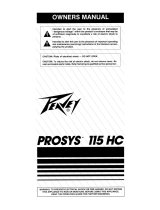 Peavey ProSys 115HC El manual del propietario