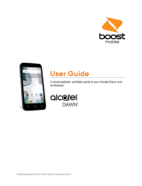 Alcatel Dawn Boost Mobile El manual del propietario