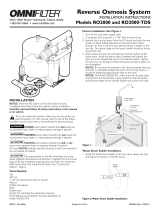OmniFilter RO2000 Series Manual de usuario