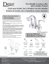 Danze Melrose Two Handle Laundry Faucet Manual de usuario
