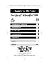 Tripp Lite OMNISMART1050 Manual de usuario