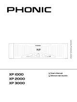 Phonic XP 1000 Manual de usuario