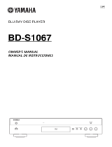 Yamaha BD-S1067 El manual del propietario