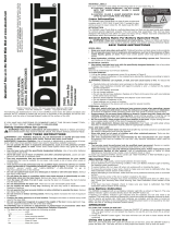 DeWalt DW0822WDT Manual de usuario