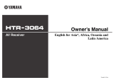 Yamaha HTR-3064 El manual del propietario