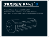 Kicker KICKER KPW2 Portable Wireless Speaker El manual del propietario